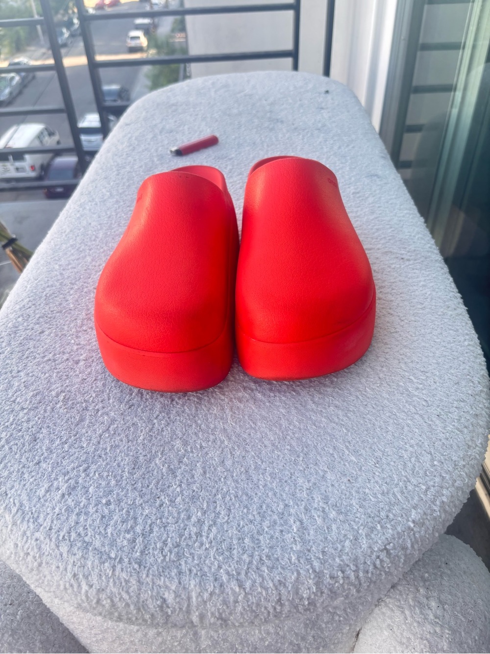 CROCS Dylan Platform Clogs Lava Women’s Size 10 - Picture 2 of 5